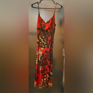 Manuheali’i Red Slip Dress